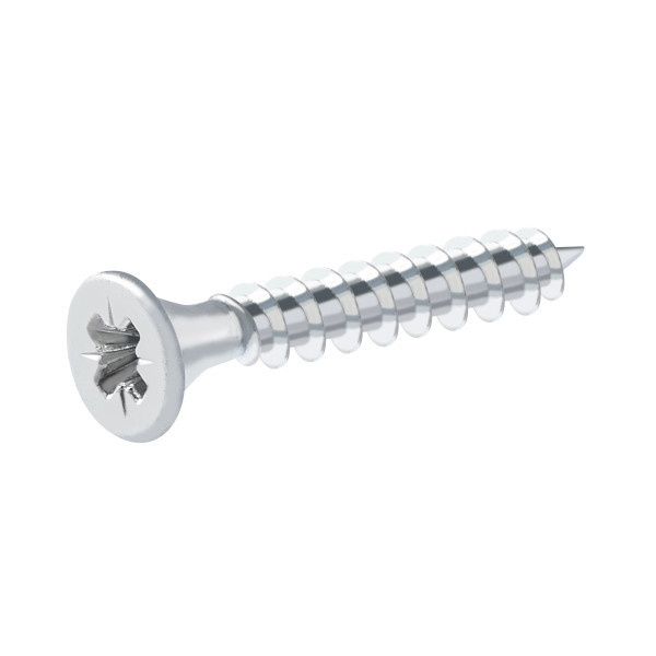 20 Tornillos para madera PZ 3x20 mm Diall