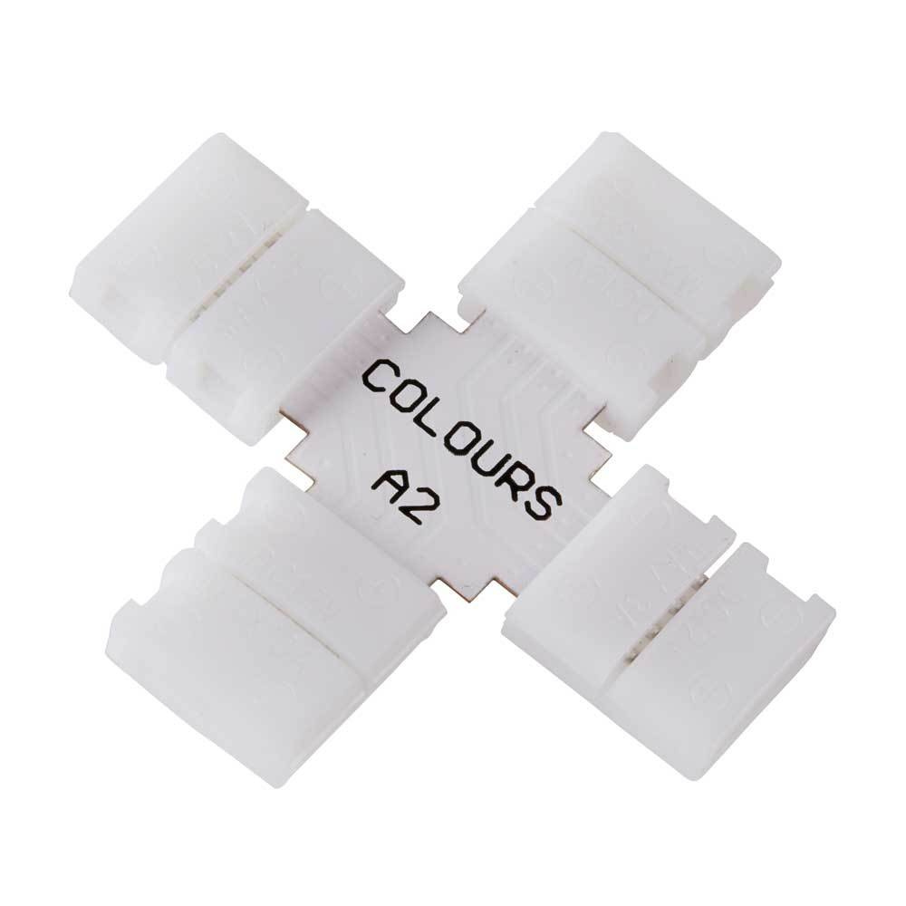 Conector en cruz driggs ip20 blanco