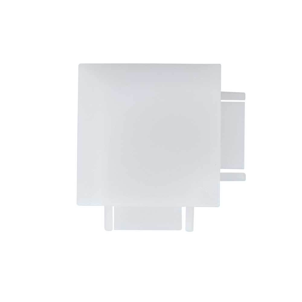 Conector de perfiles esquinero kello para montajes empotrados