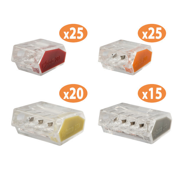 Juego regletas de conexión 0,5-2,5 mm diall 85 uds