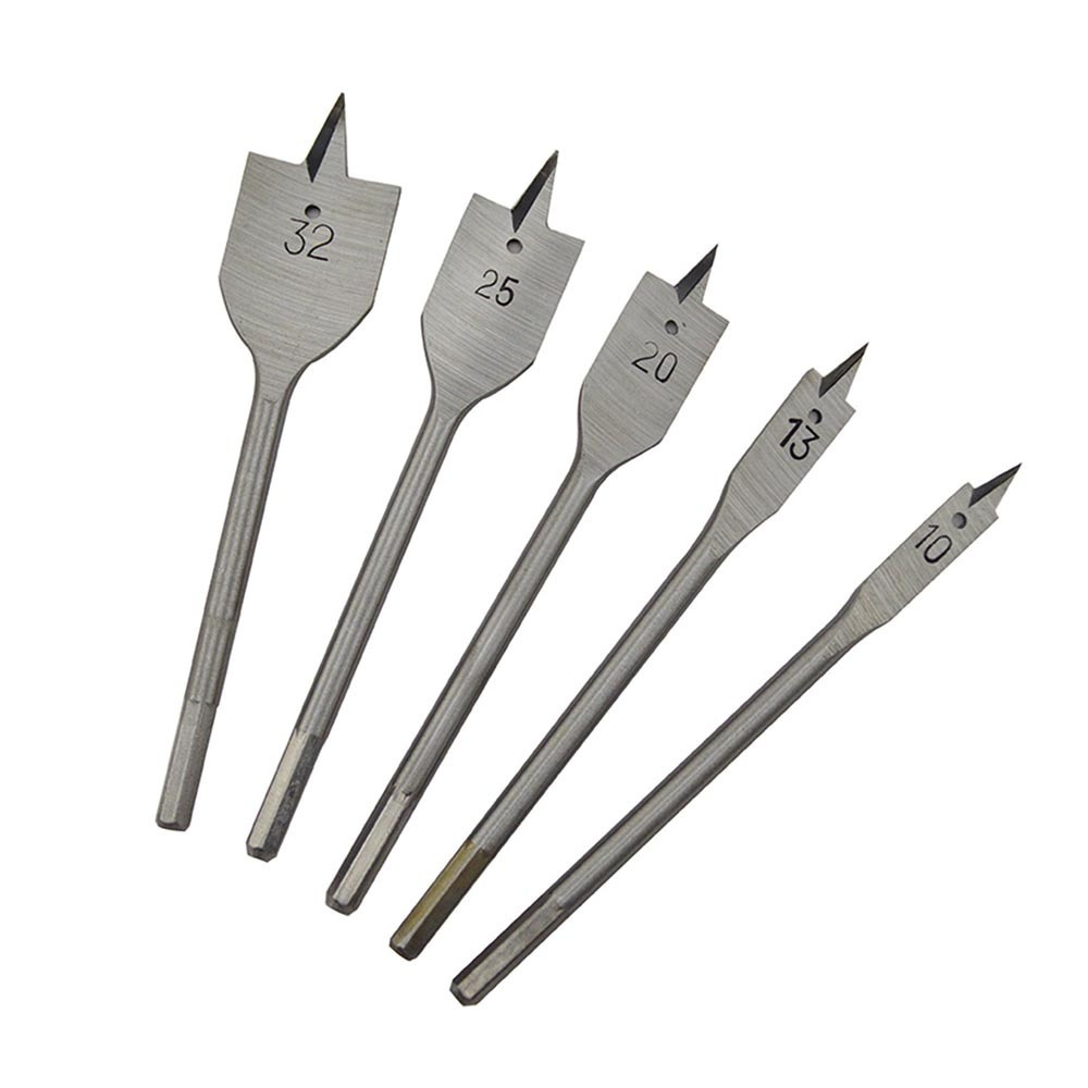 Juego 5 brocas planas para madera