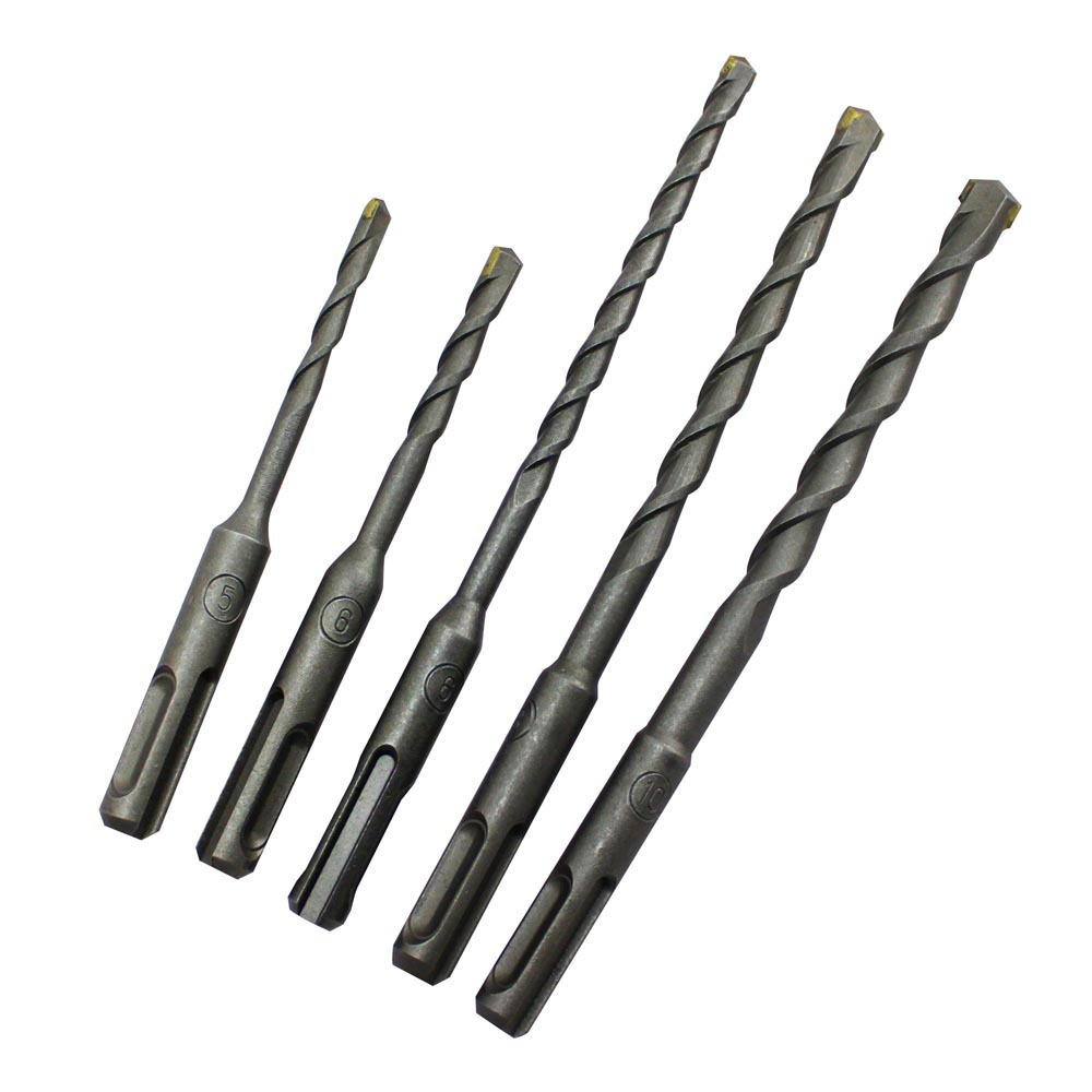 Juego 5 brocas sds+ para hormigón