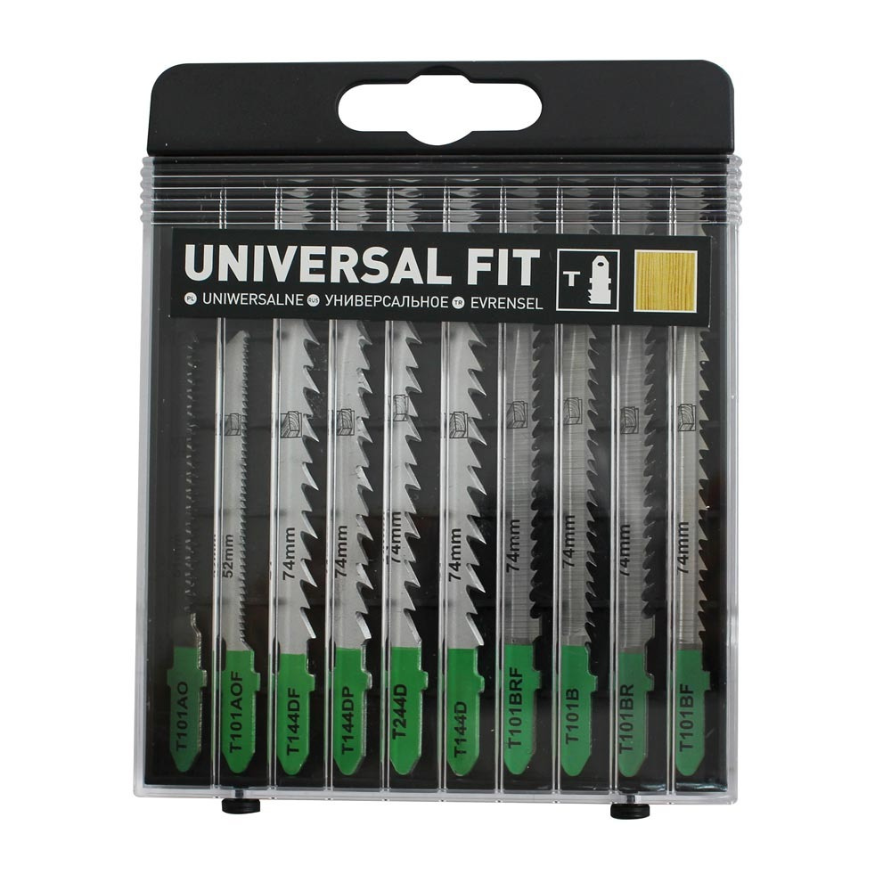 Set 10 hojas sierra de calar en t madera universal fit