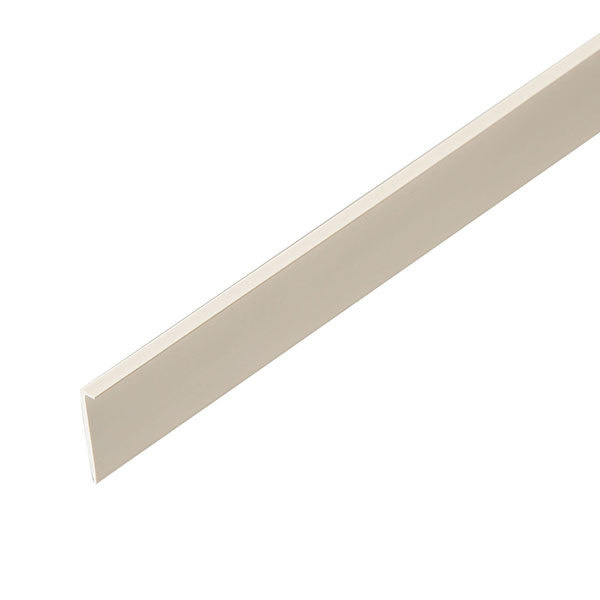 Ángulo en l pvc blanco 240 x 1,6 x 0,5 cm