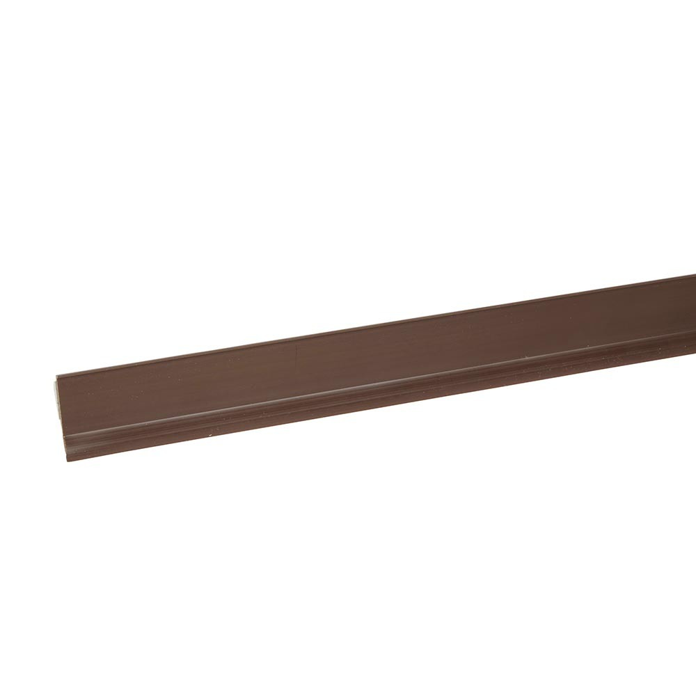 Burlete bajo puerta pvc flex 34 mm x 1 m marrón