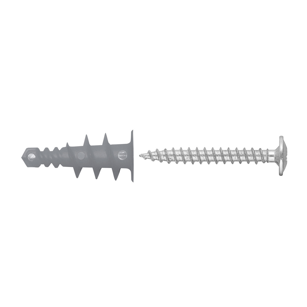 Pack 25 tacos autoperforantes con tornillo 30 mm Diall
