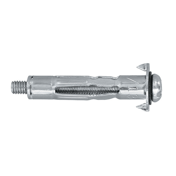 Pack 4 anclajes arpa para paneles cartón-yeso diall 37 x ø 11 mm