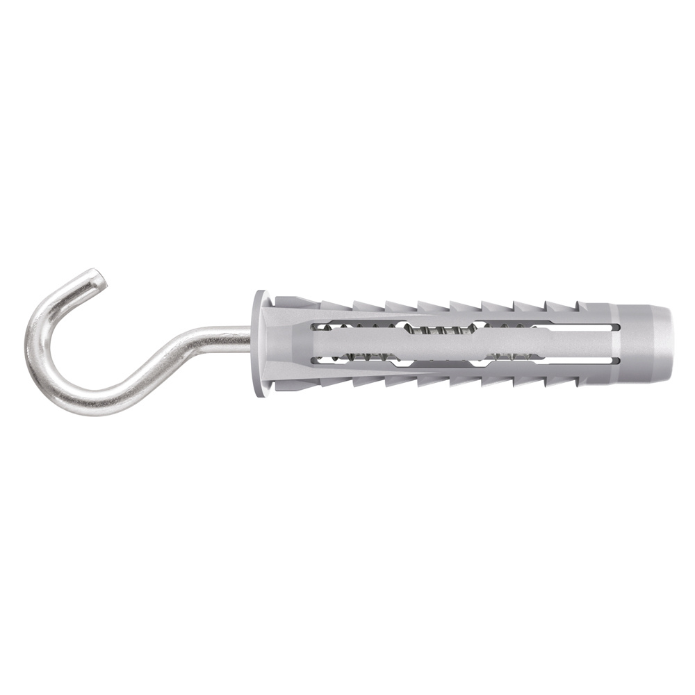 Pack 4 tacos multimaterial con gancho diall 6 x 30 mm