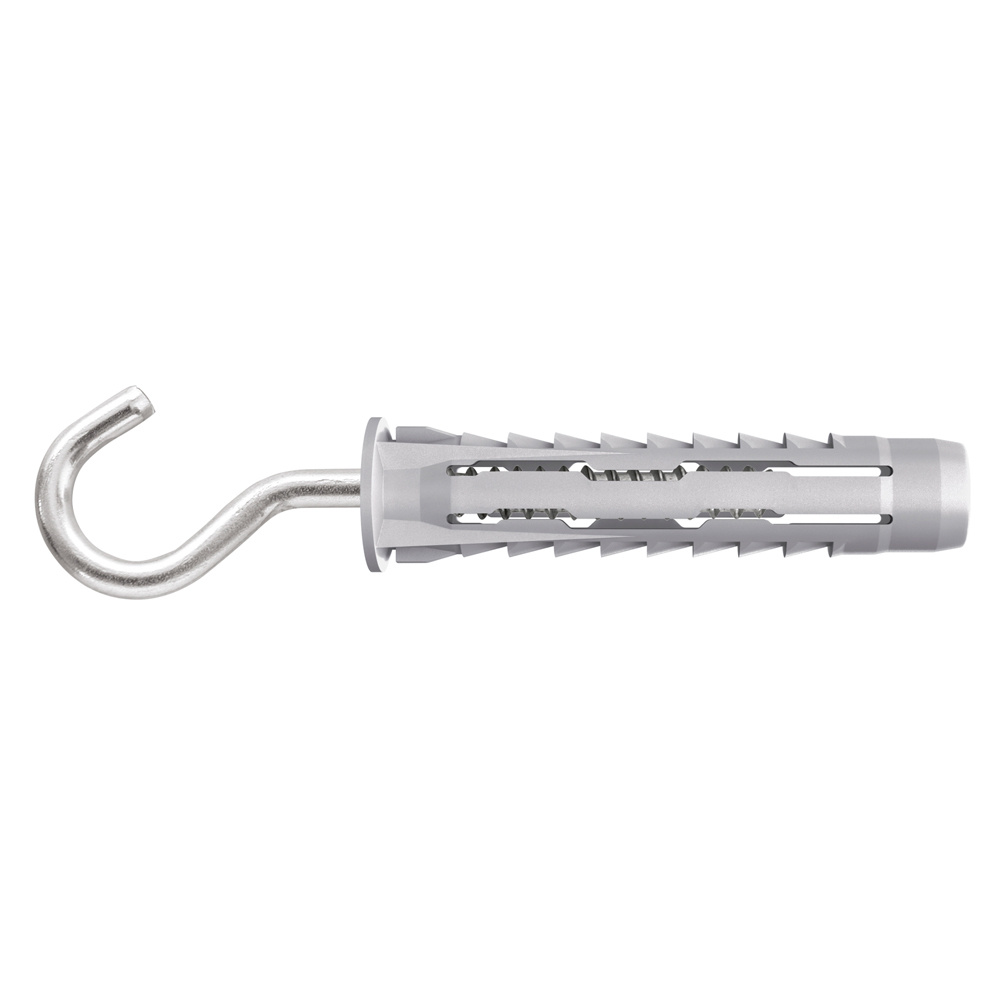 Pack 2 tacos multimaterial con gancho diall 10 x 50 mm