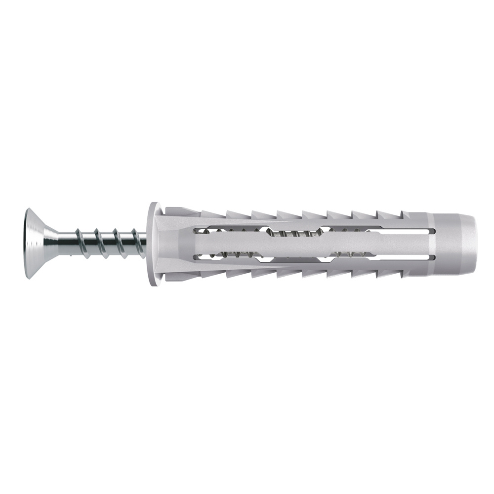Pack 30 tacos multimaterial con tornillo diall 10 x 50 mm