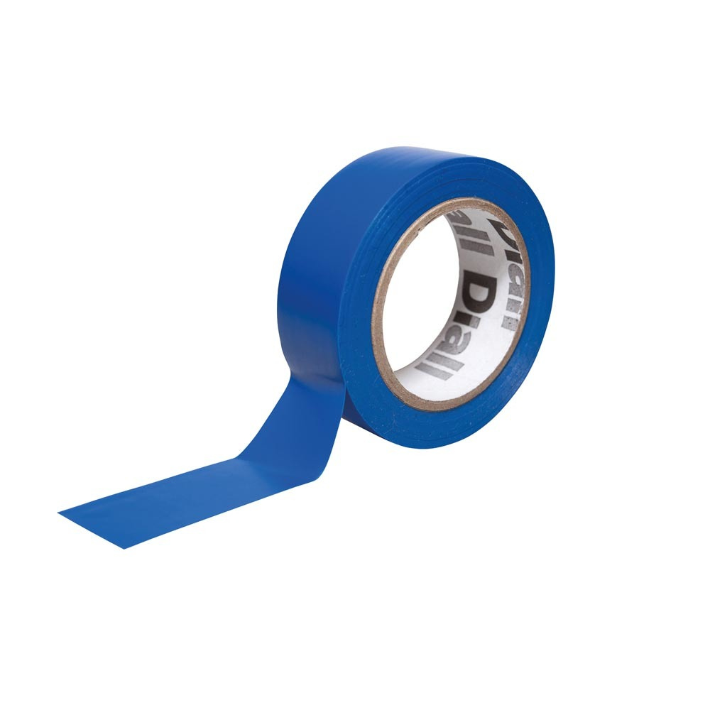 Cinta aislante 19 mm x 10 m azul diall
