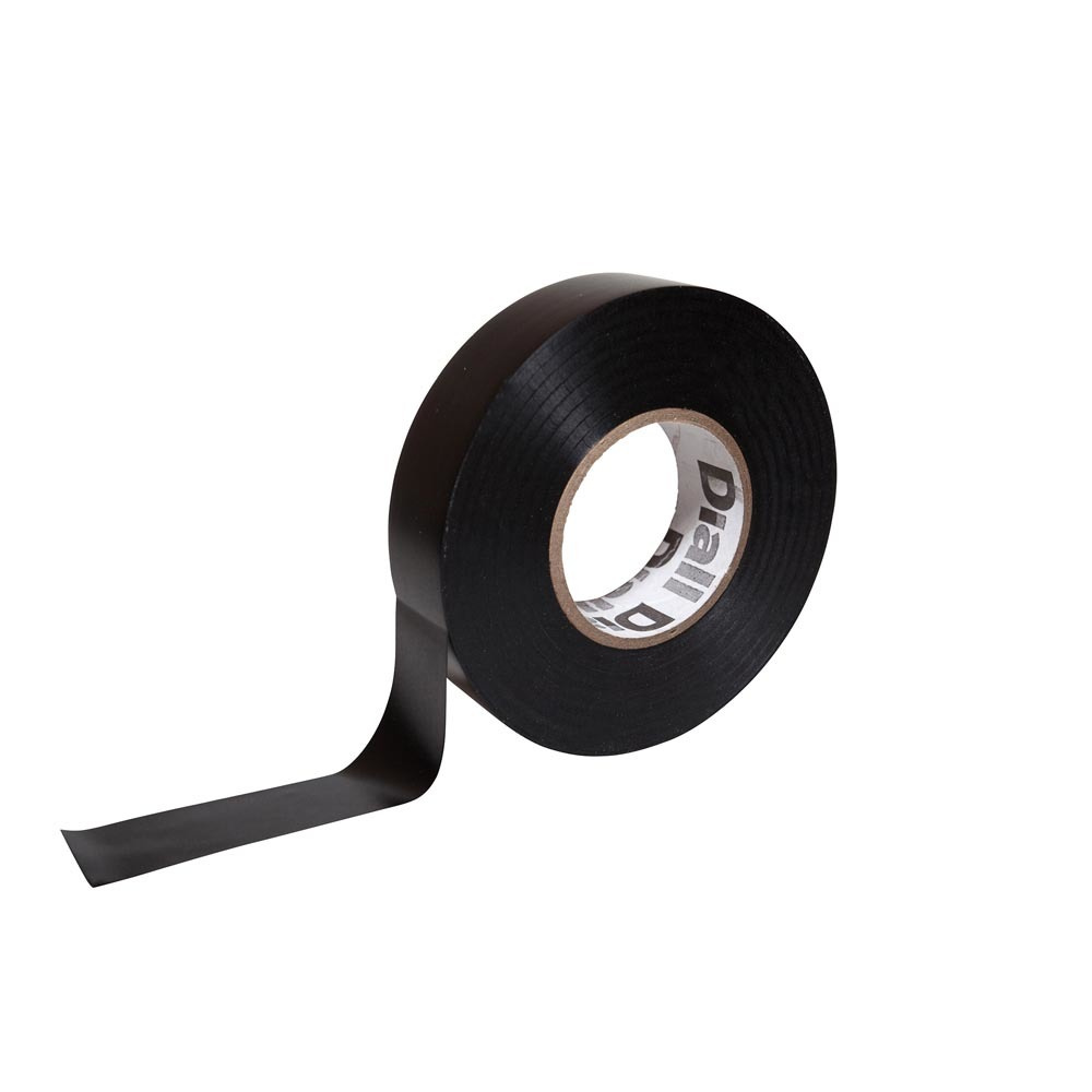 Cinta aislante 19 mm x 33 m negra diall