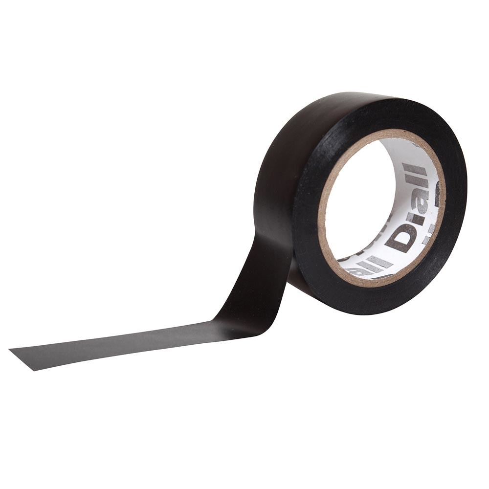 Cinta aislante 19 mm x 10 m negra diall