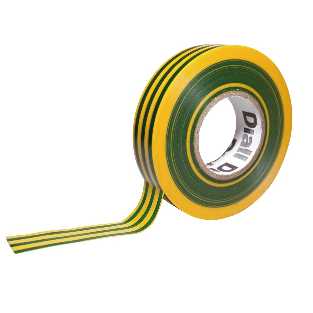 Cinta aislante 19 mm x 33 m am-ver diall