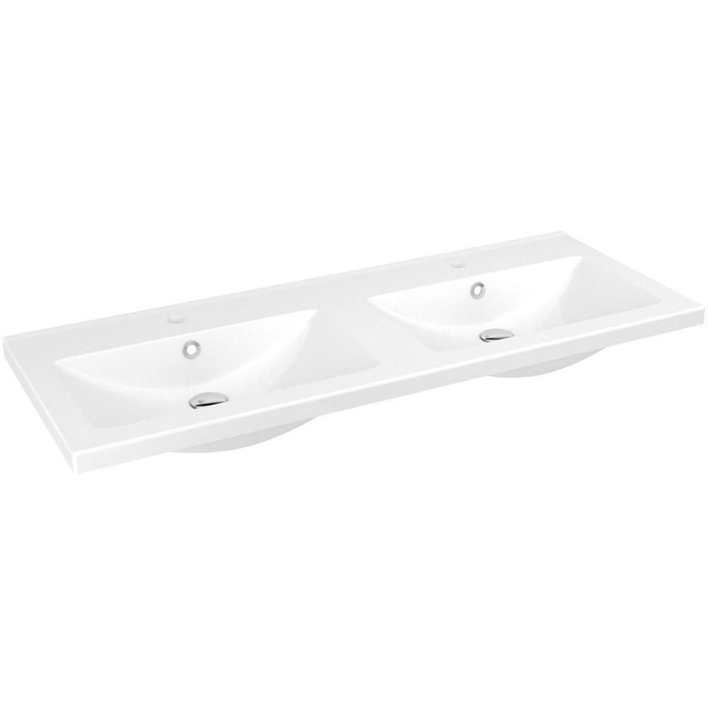 Lavabo cerámico 2 senos nira 120x46cm Cooke & Lewis