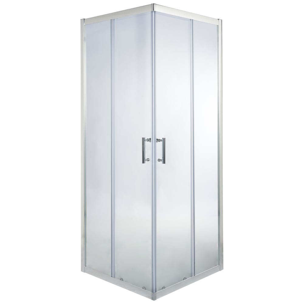 Mampara de ducha cuadrada transparente 190x80x80cm onega