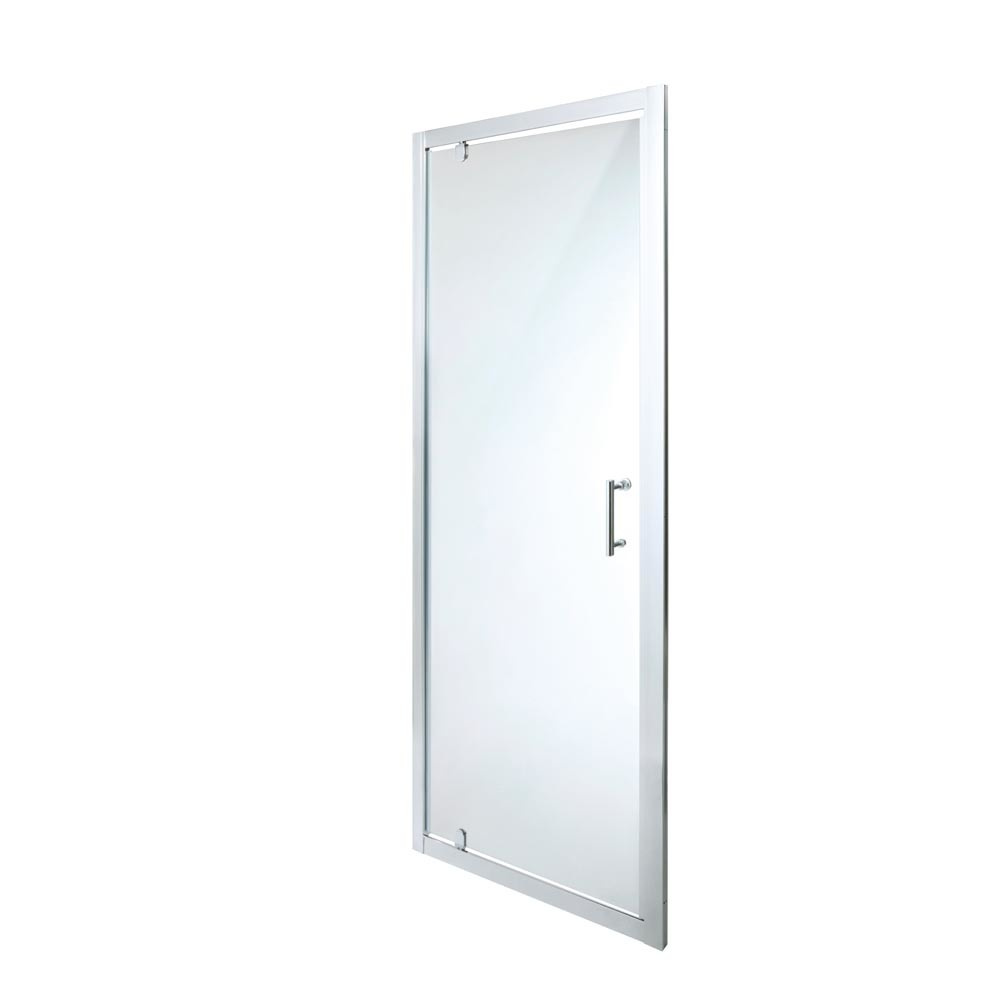 Mampara de ducha semi pivotante transparente 190x70cm onega