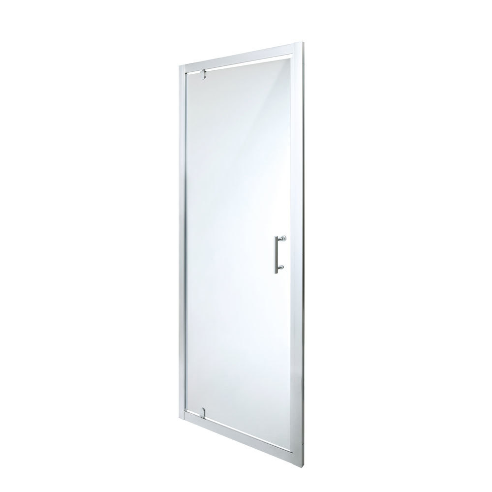 Mampara de ducha semi pivotante transparente 190x90cm onega