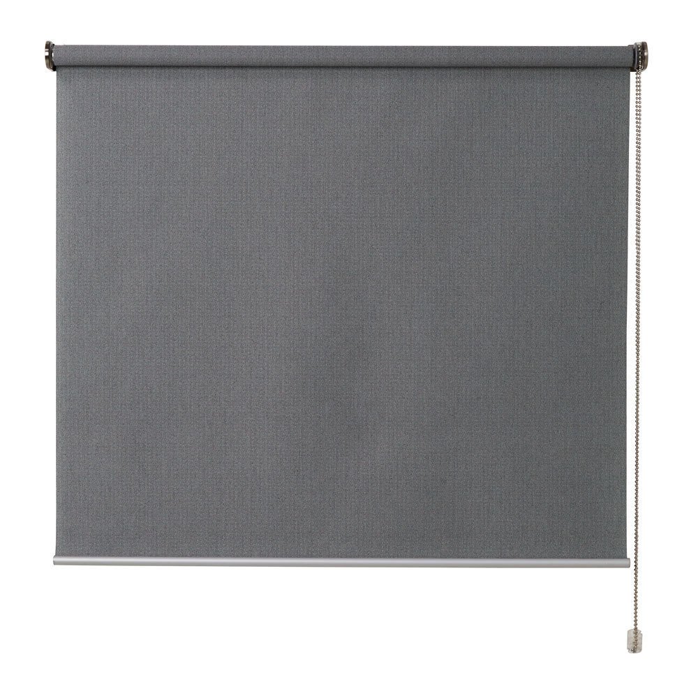 Estor enrollable translúcido gris "iggy" 90x180 cm