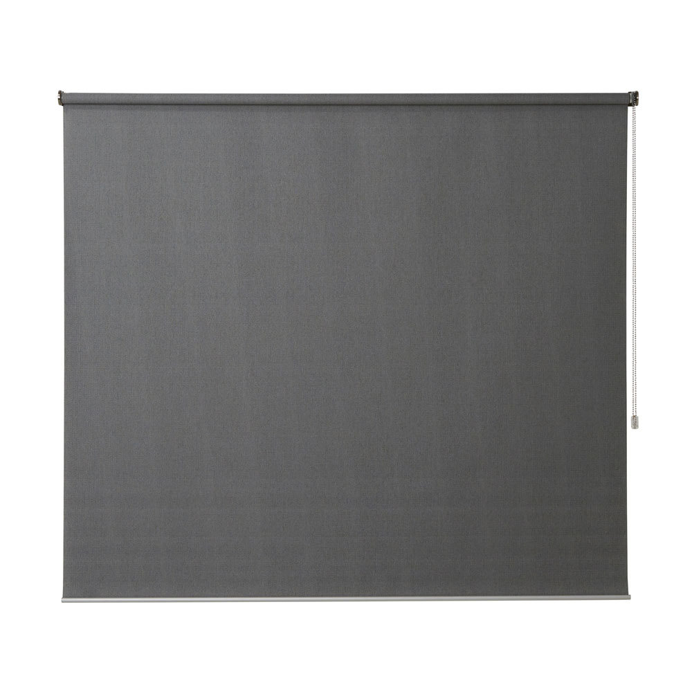 Estor enrollable translúcido gris "iggy" 160x180 cm