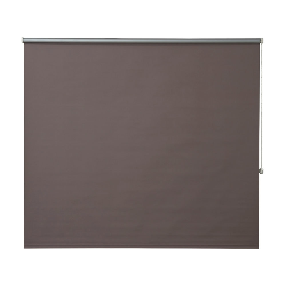 Estor enrollable opaco marrón "pama" 160x195 cm