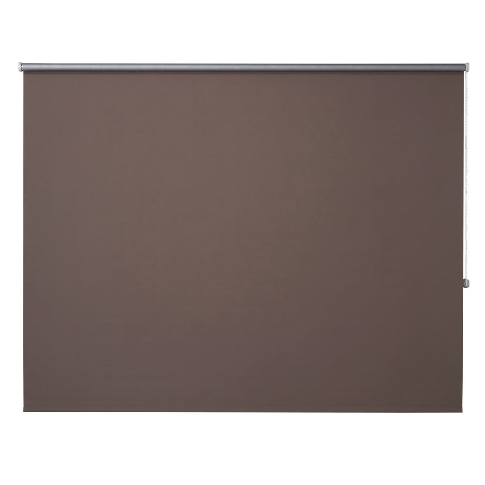 Estor enrollable opaco marrón "pama" 180x195 cm