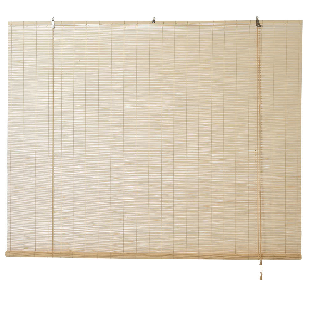 Estor enrollable bambú natural 180x180 cm