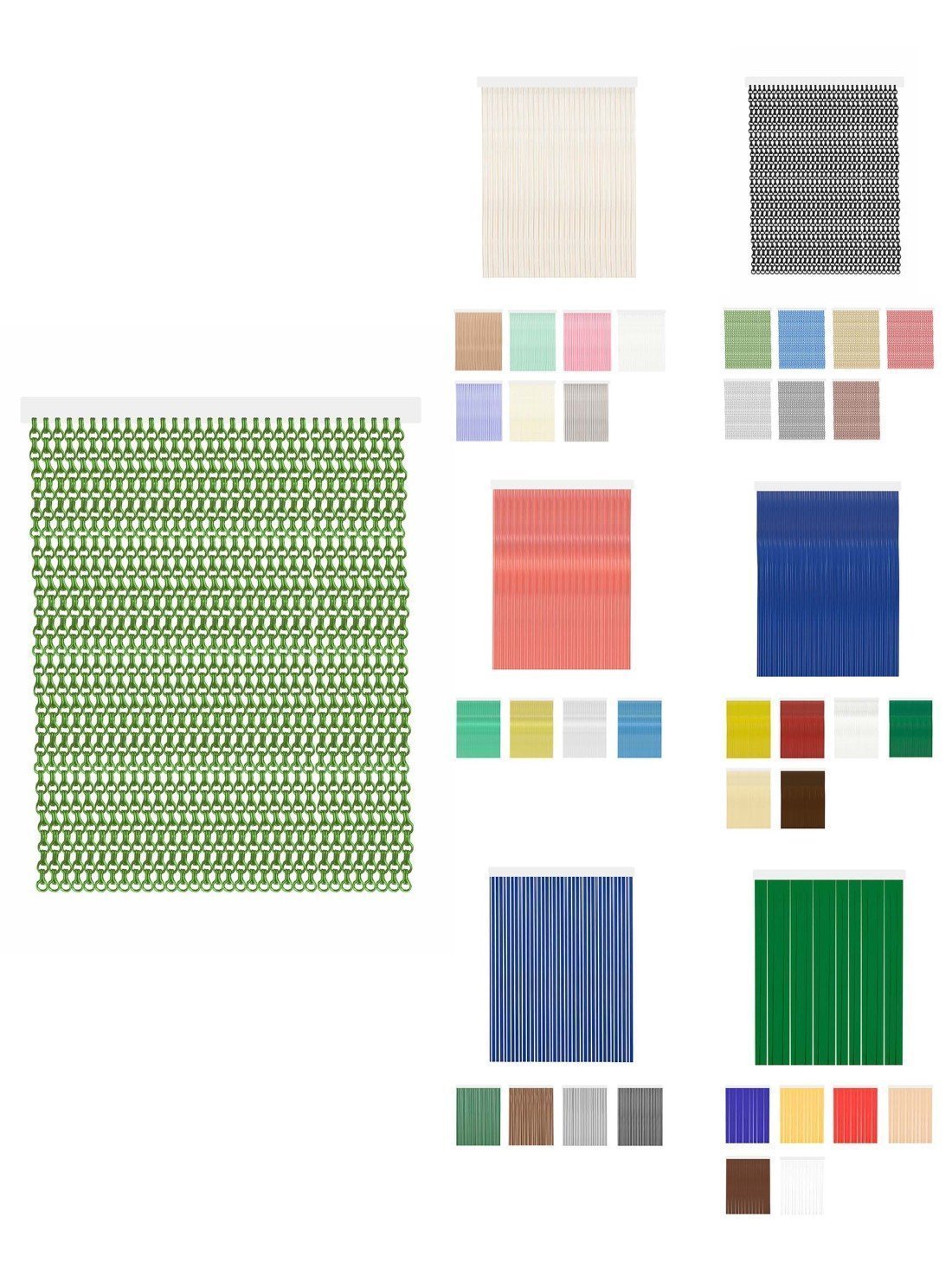 80 x 240 cm | krismar - verde | cortinas de exterior impermeables – cort -