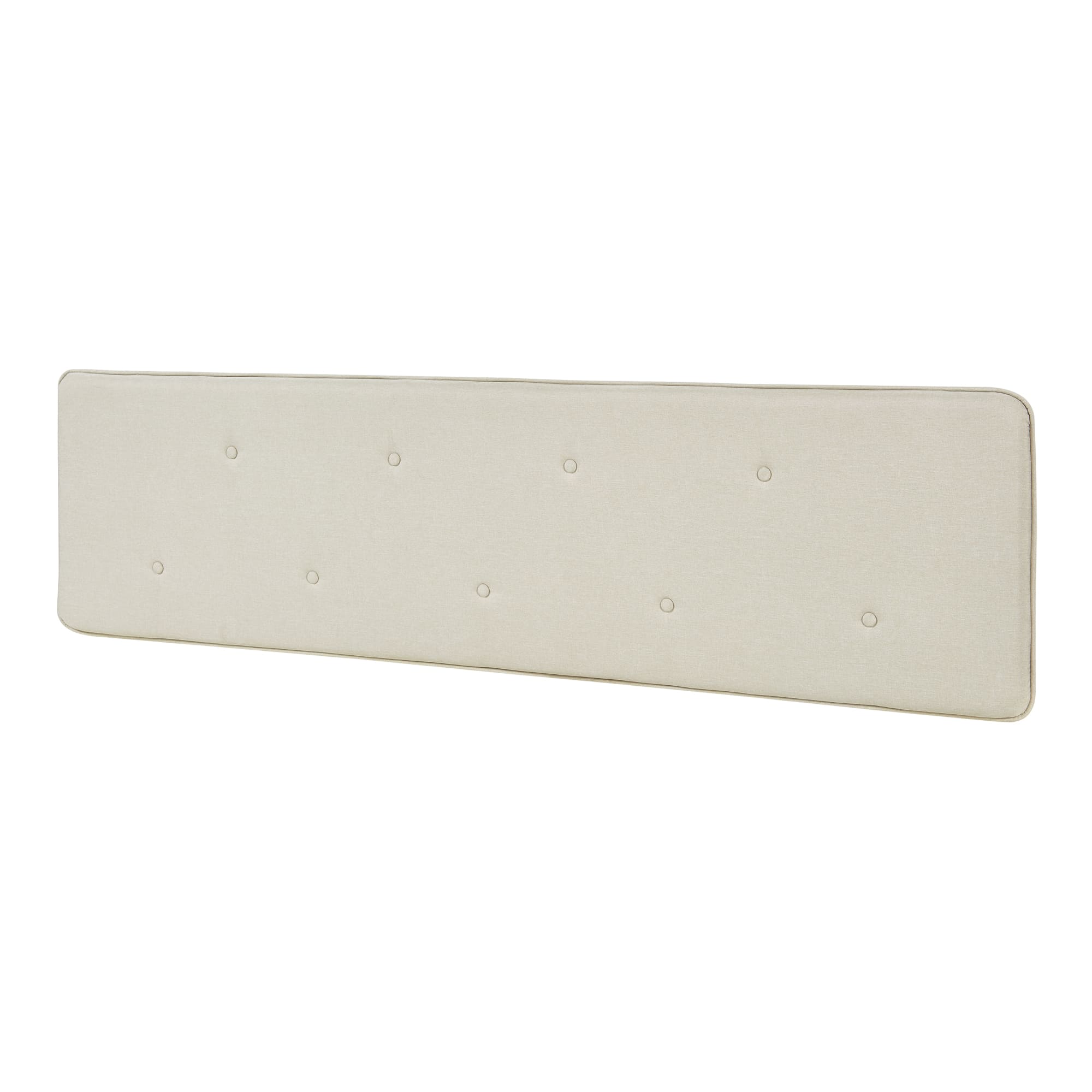 Cabecero tokke textil 180x4x48 cm - beige [en.casa]