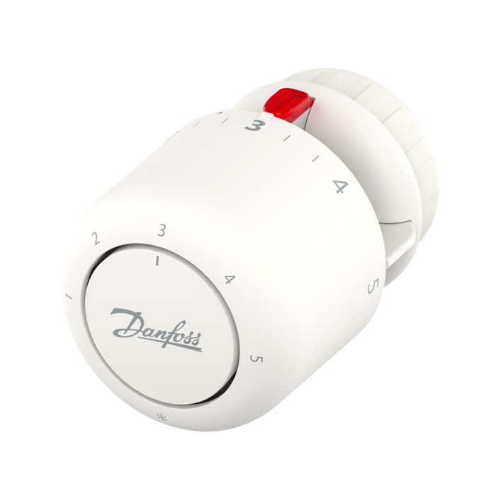 Cabezal termostático danfoss aero para cuerpo ra, tecnología de gas