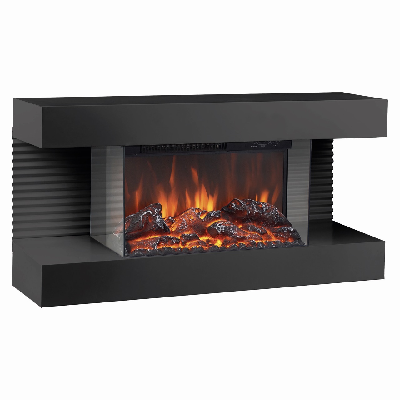 KAMINIO eléctrica chimenea LIZ - chimenea eléctrica - negro
