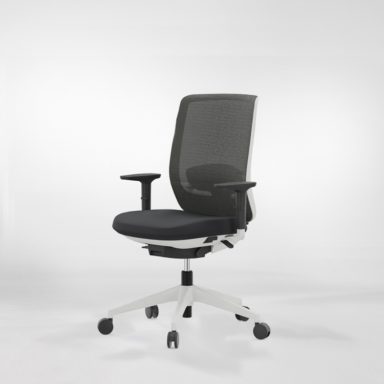 Actiu trim silla profesional white and black - sin cabezal, 3d