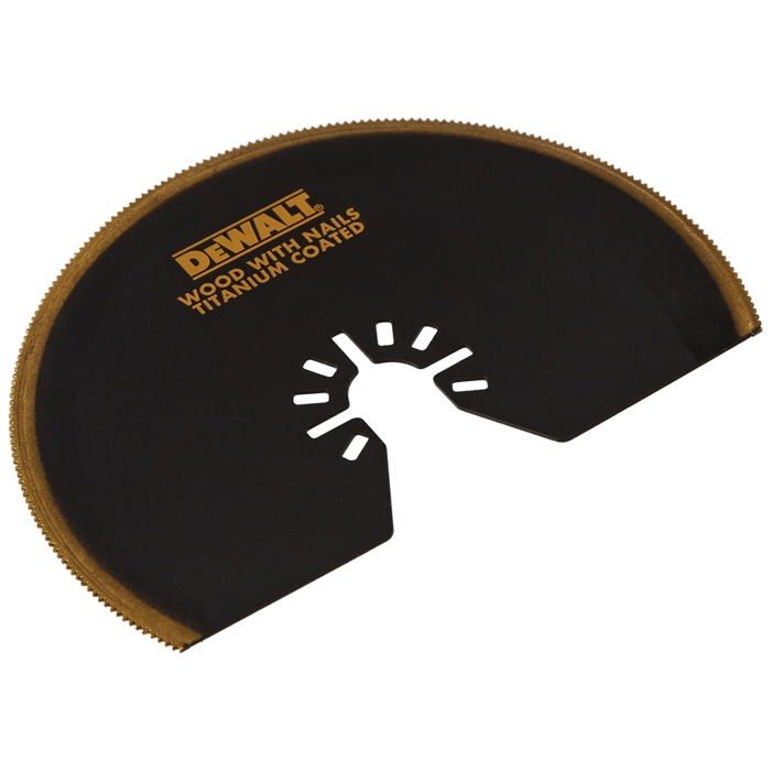 Lama de titanio semicircular ø100 mm para multicutter Dewalt - dt20709