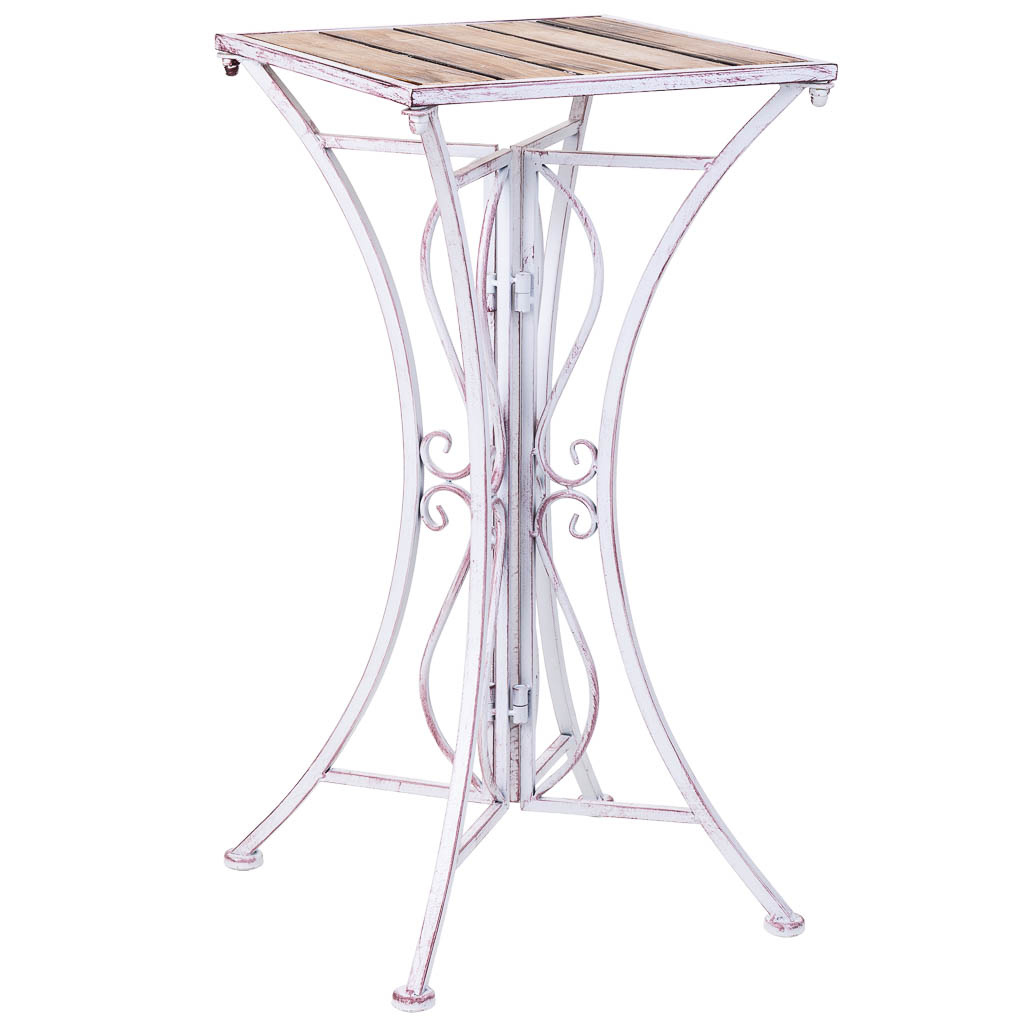 Mesa auxiliar gris 35x35x70
