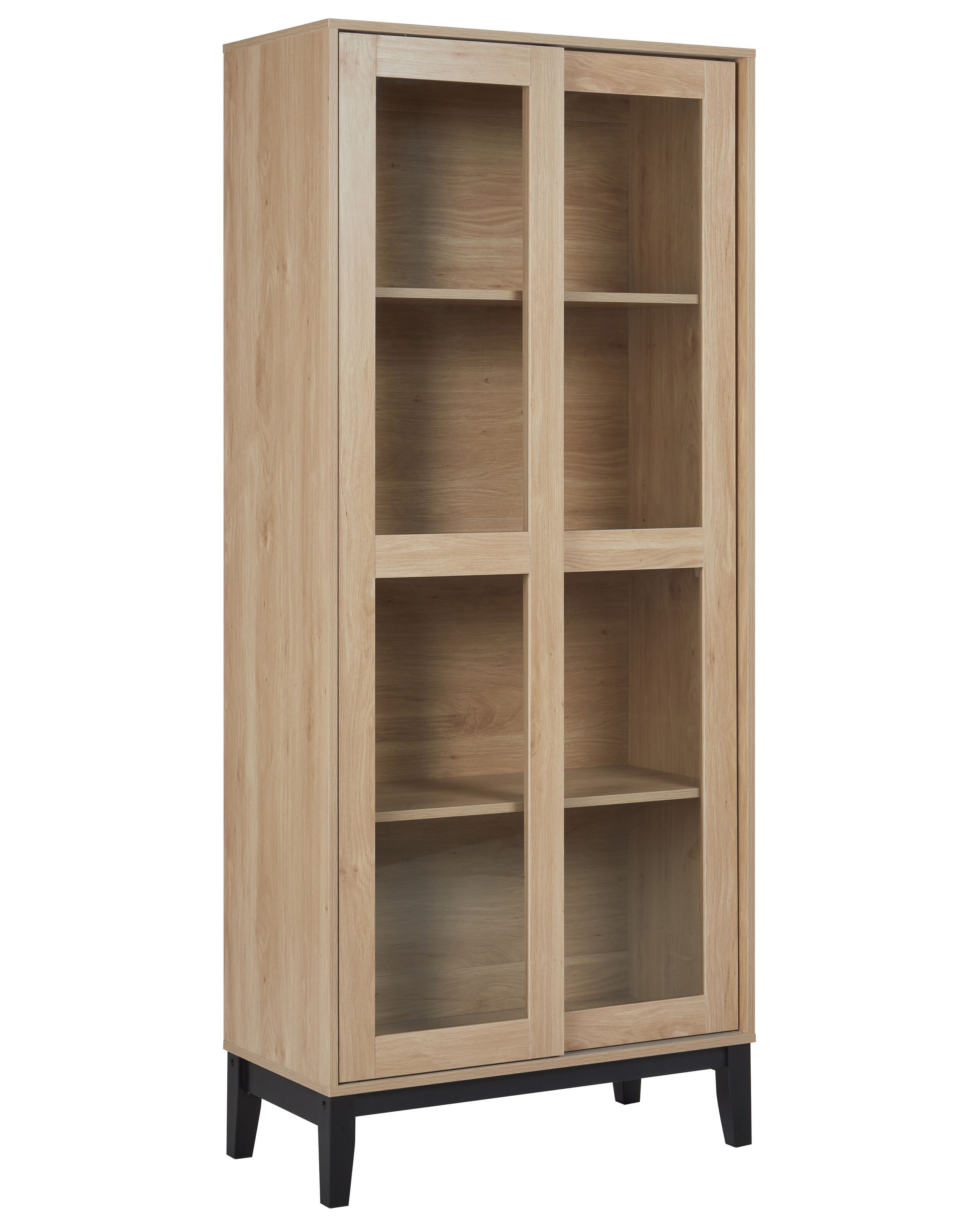 Vitrina rumson 80 cm marrón claro
