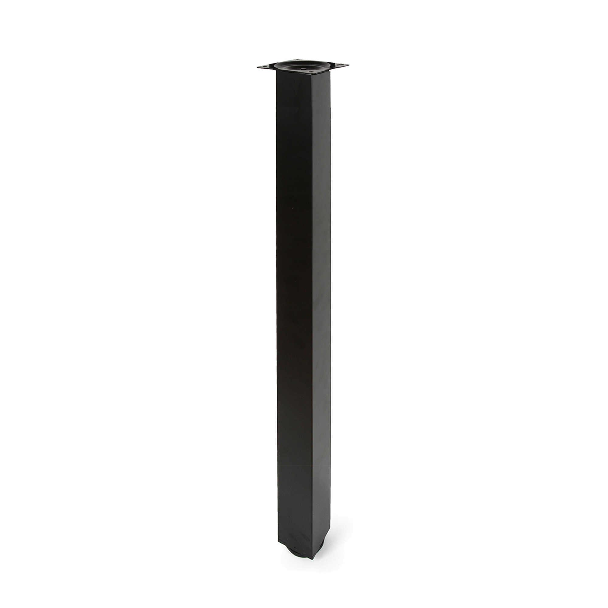 Pata de mesa rei 412 | 60x60x700 mm | negro mate | acero