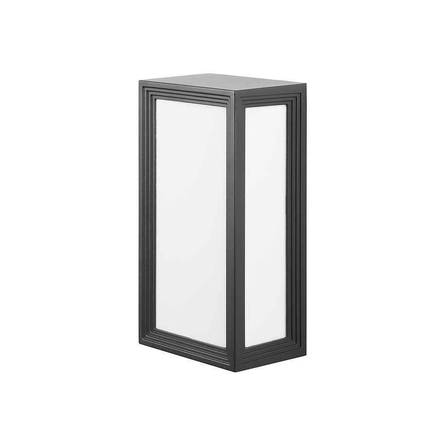 Aplique rectangular IP44 modelo Thomas E27 Gris urbano FORLIGHT