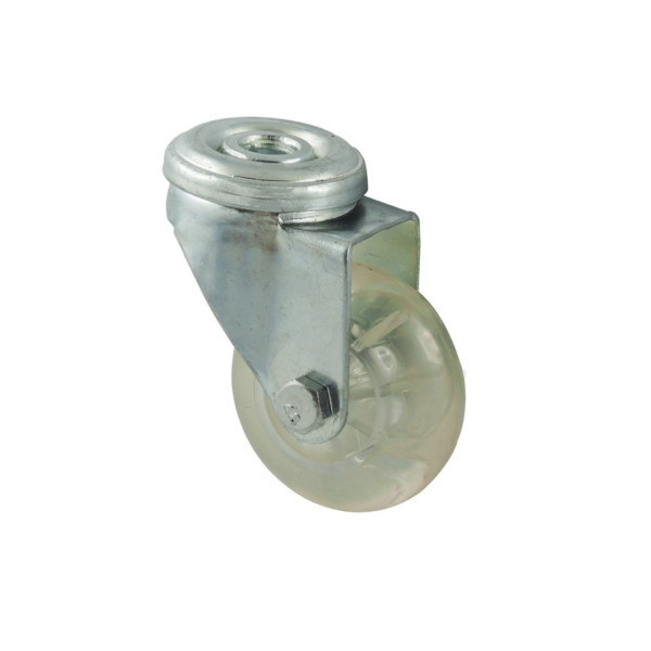 Rueda de goma con pasador ø 50 mm