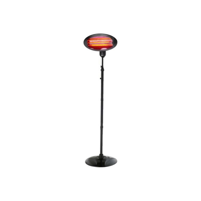 Estufa de cuarzo de exterior 2000 w soporte a pared +