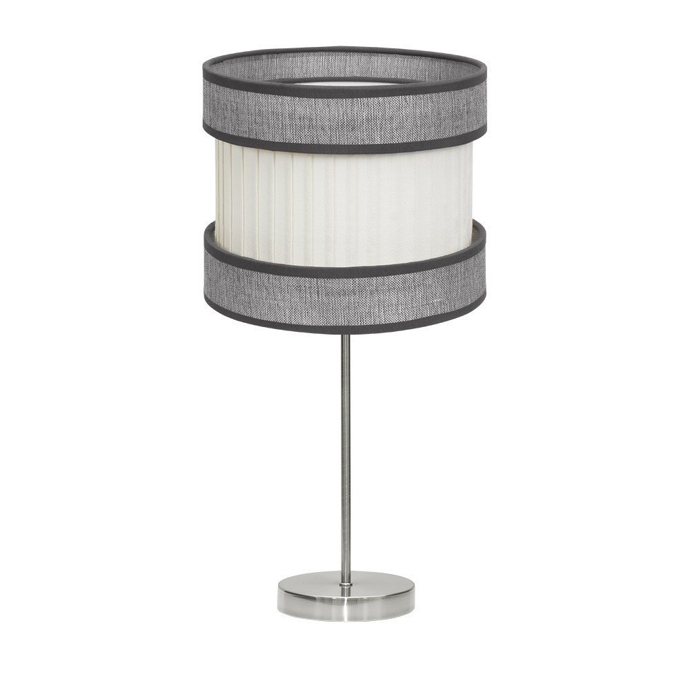 Home table lamp 1xe27 nickel