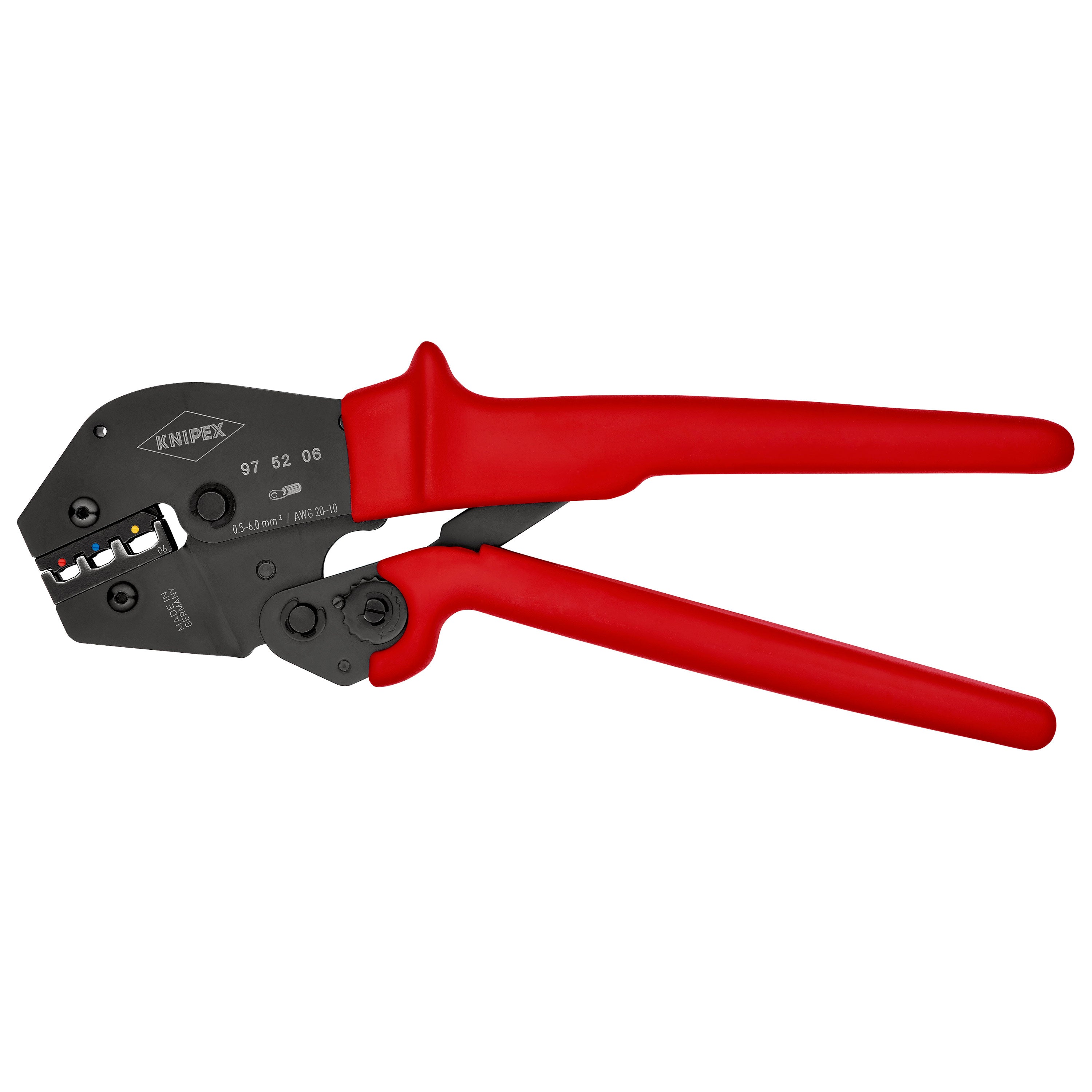 Knipex 97 52 06 - alicate para crimpar terminales a dos manos 250 mm