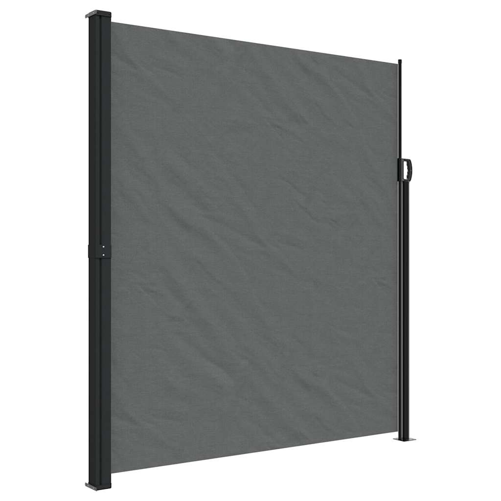 vidaXL toldo lateral retráctil antracita 220x300 cm