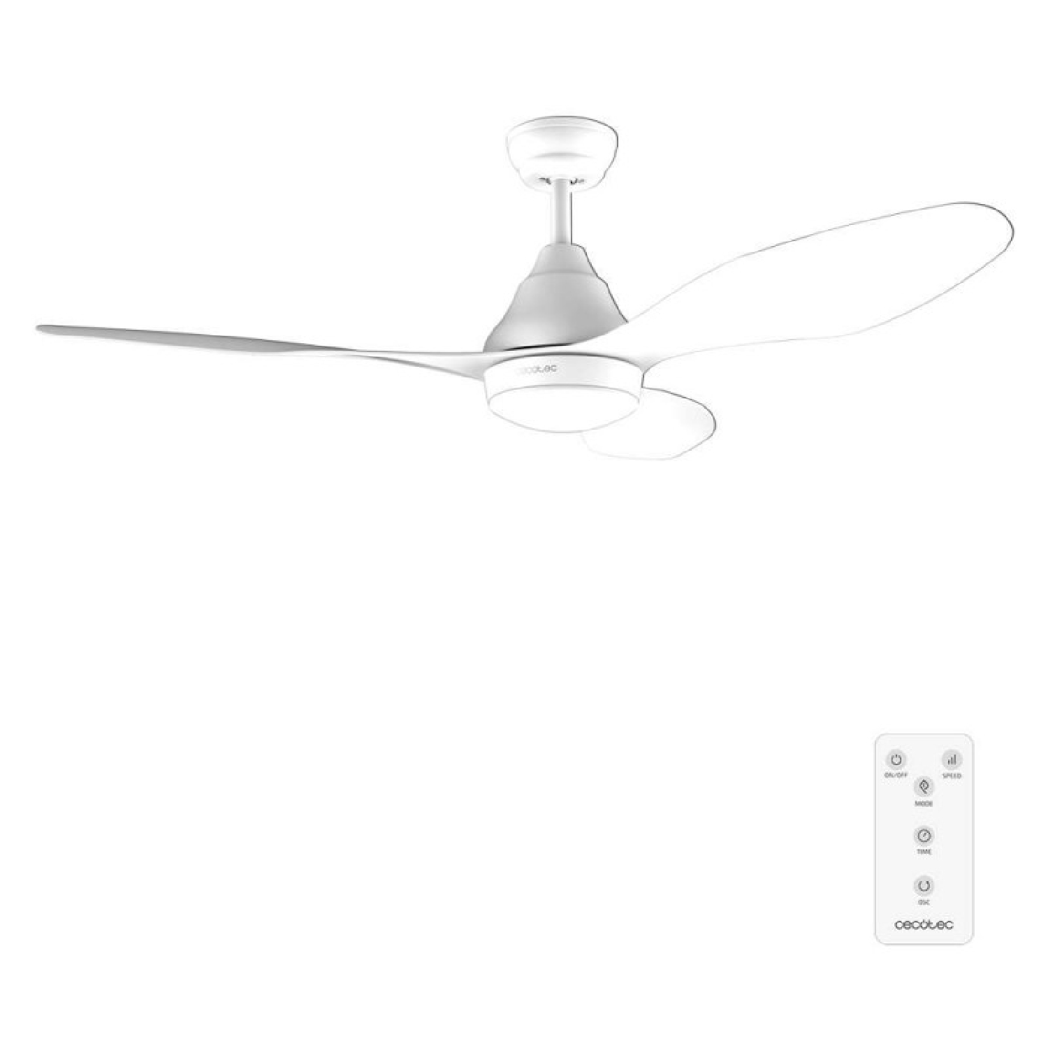 Cecotec ventilador de techo con luz y mando a distancia energysilence aero