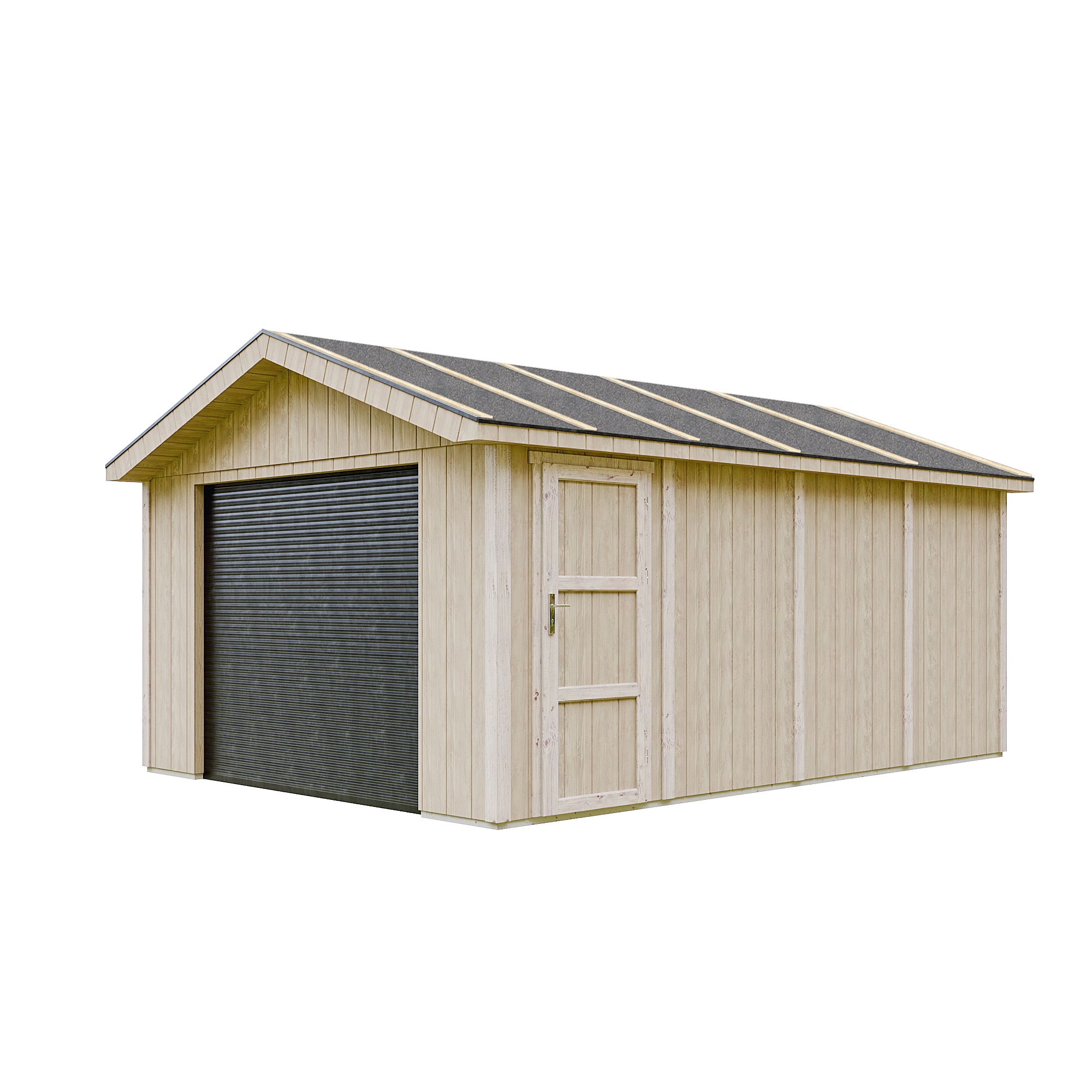 Garaje Timbela m991b, 17 m², premium, 378×530 cm