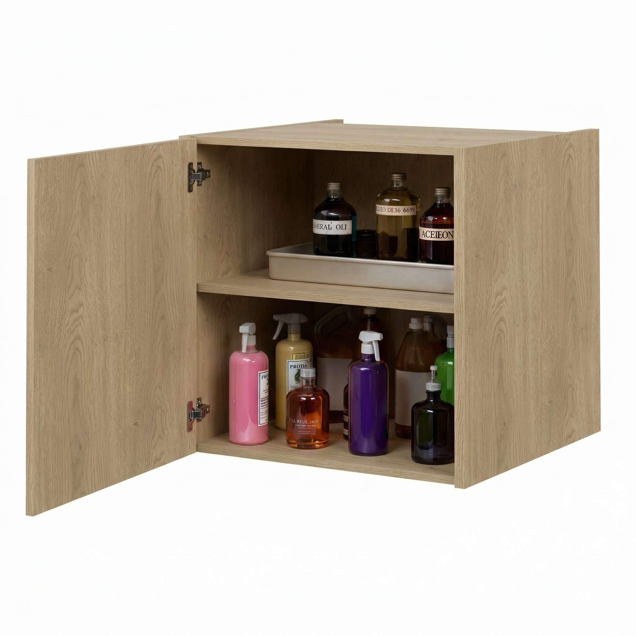 Mueble alto armario lavadora t-bath 67x65x66 cm roble