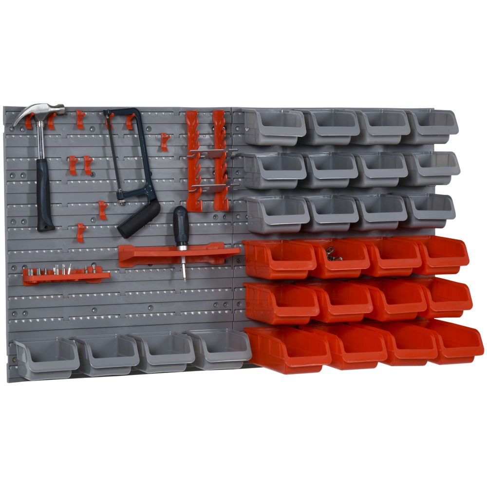 Set estante 44 pieza 54x22x95 cm pp bicolor durhand