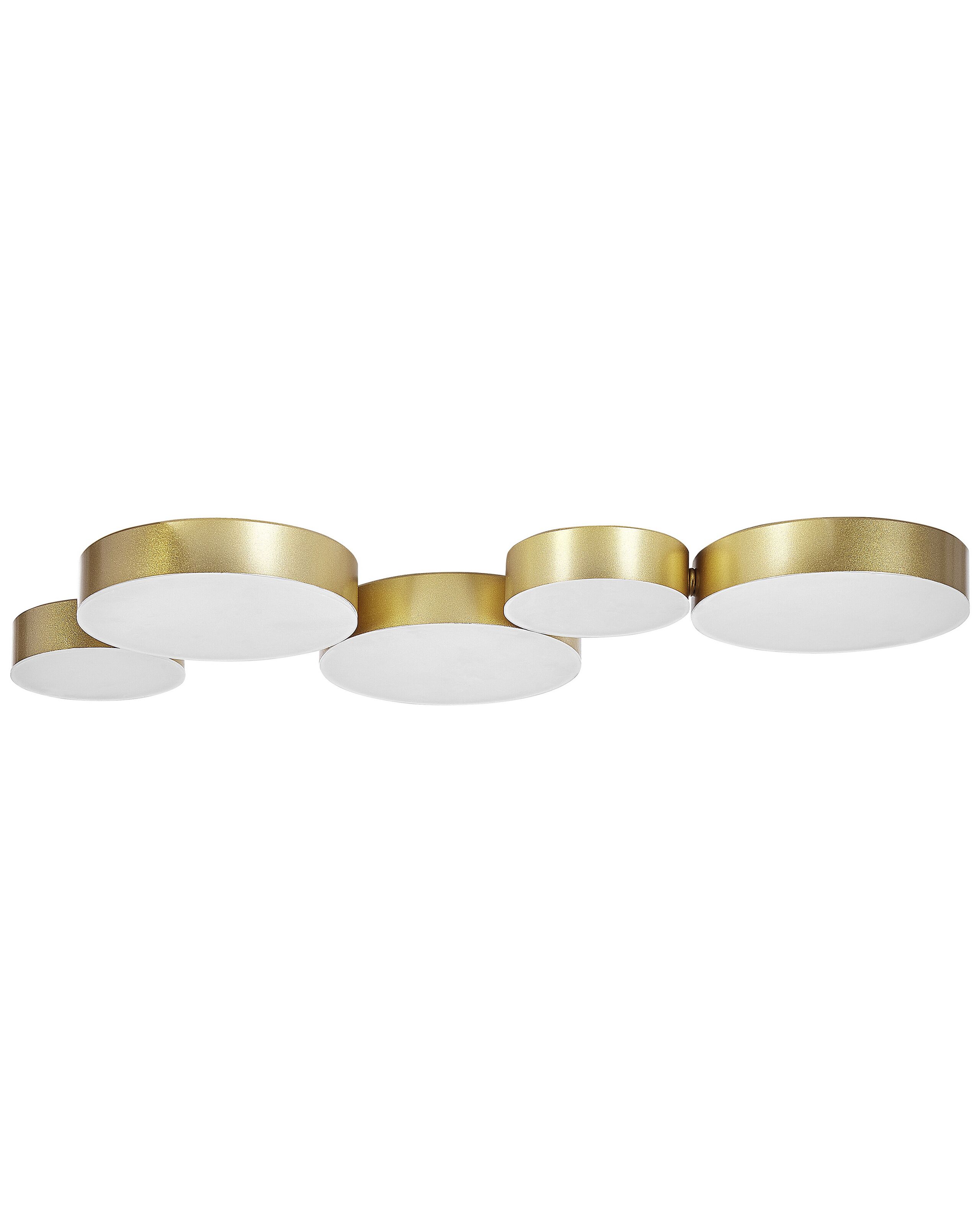 Lámpara LED de techo luga metal dorado