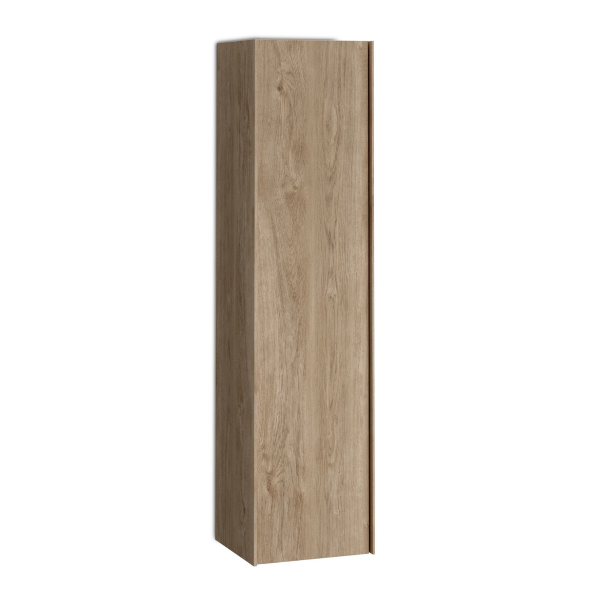 Mueble de baño suspendido 1 puerta 140x34,9x32cm roble natural