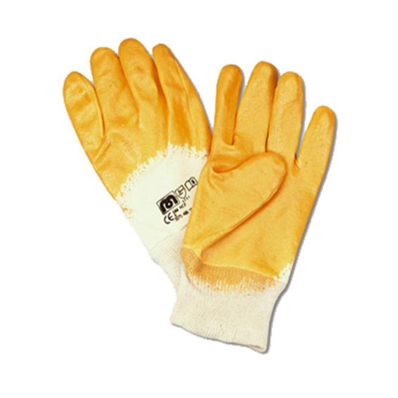 Guante de nitrilo amarillo con aLGodón 688ntf 9