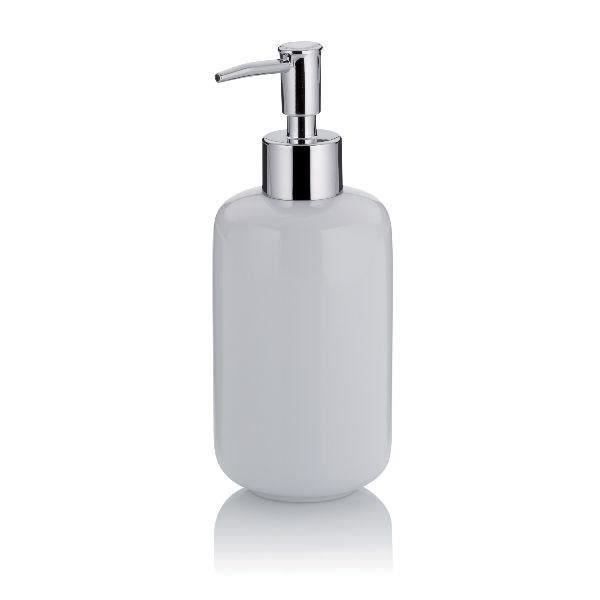 Dispensador de jabón kela isabella - cerámica - blanco